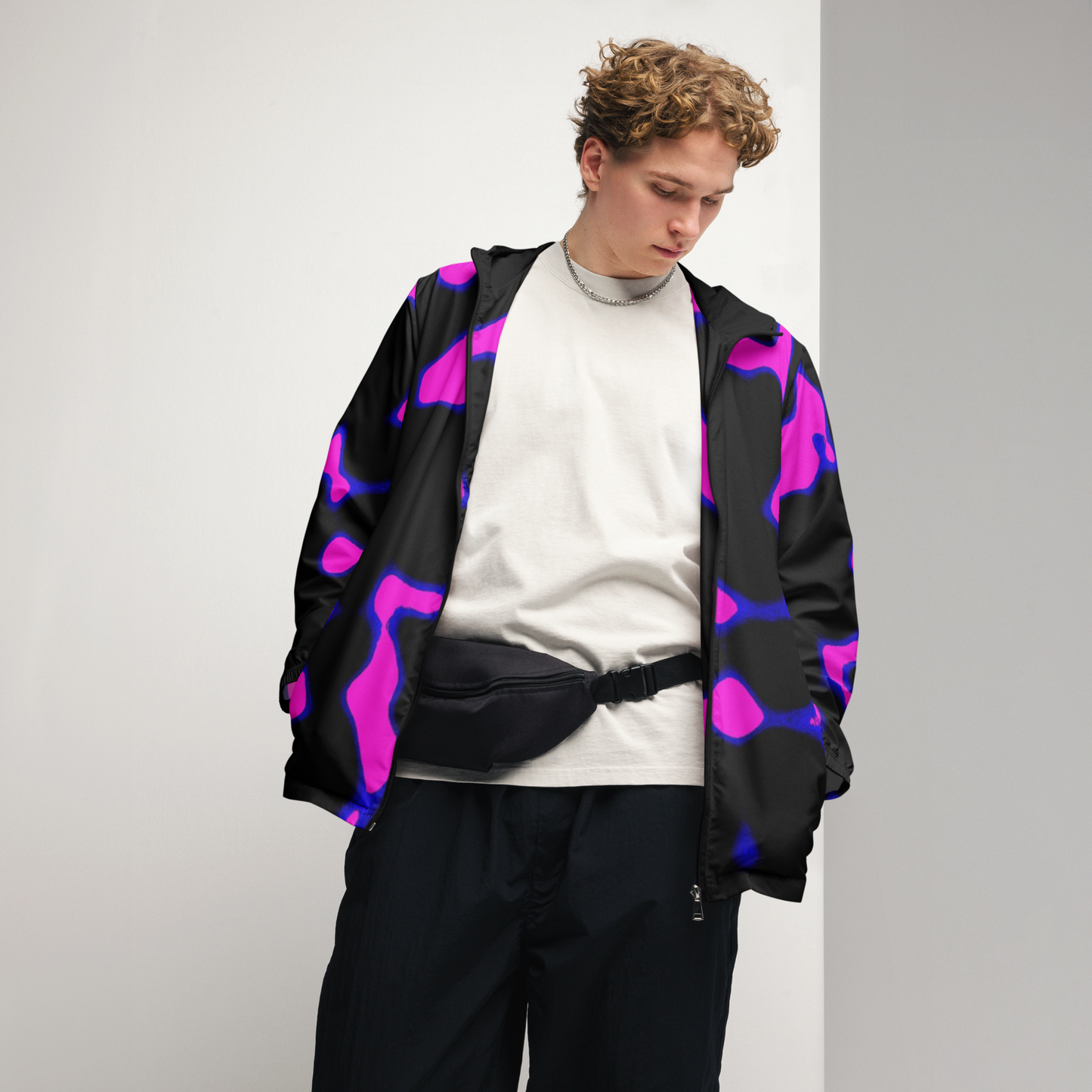 Magenta Spectra windbreaker