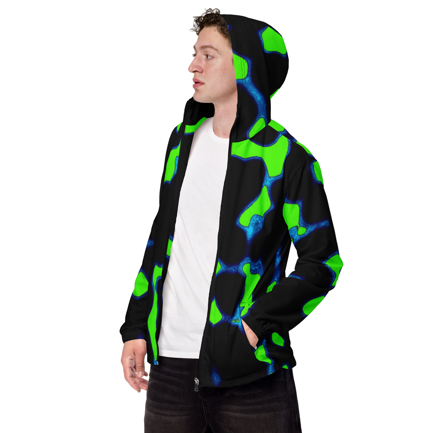 Green Spectra Windbreaker