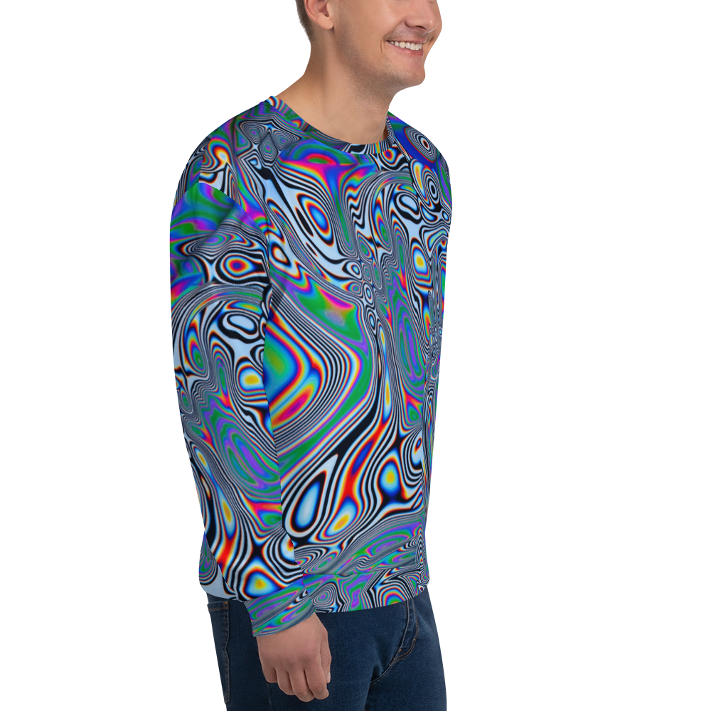 Prismatic Drift Sweater