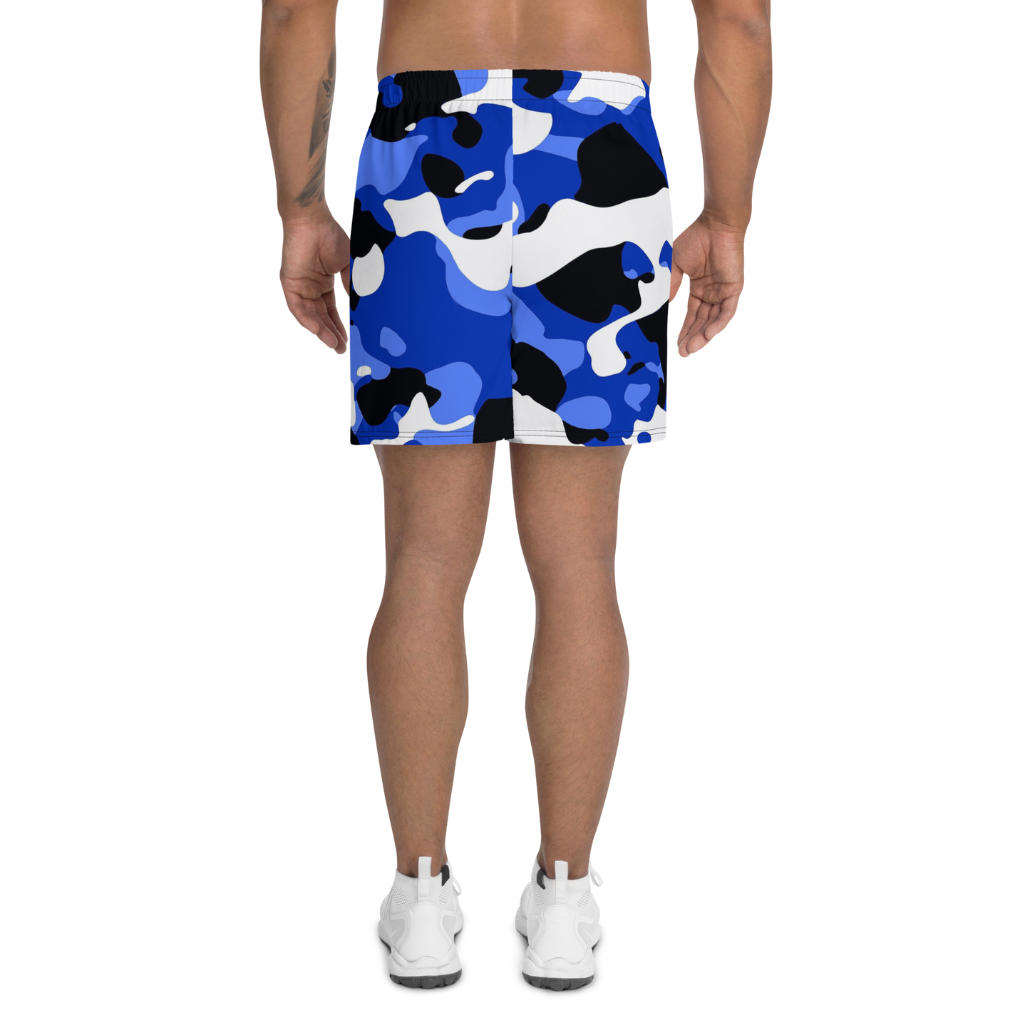 Azure Camo Athletic Shorts