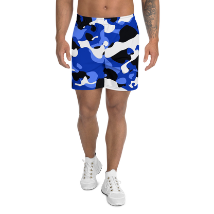 Azure Camo Athletic Shorts