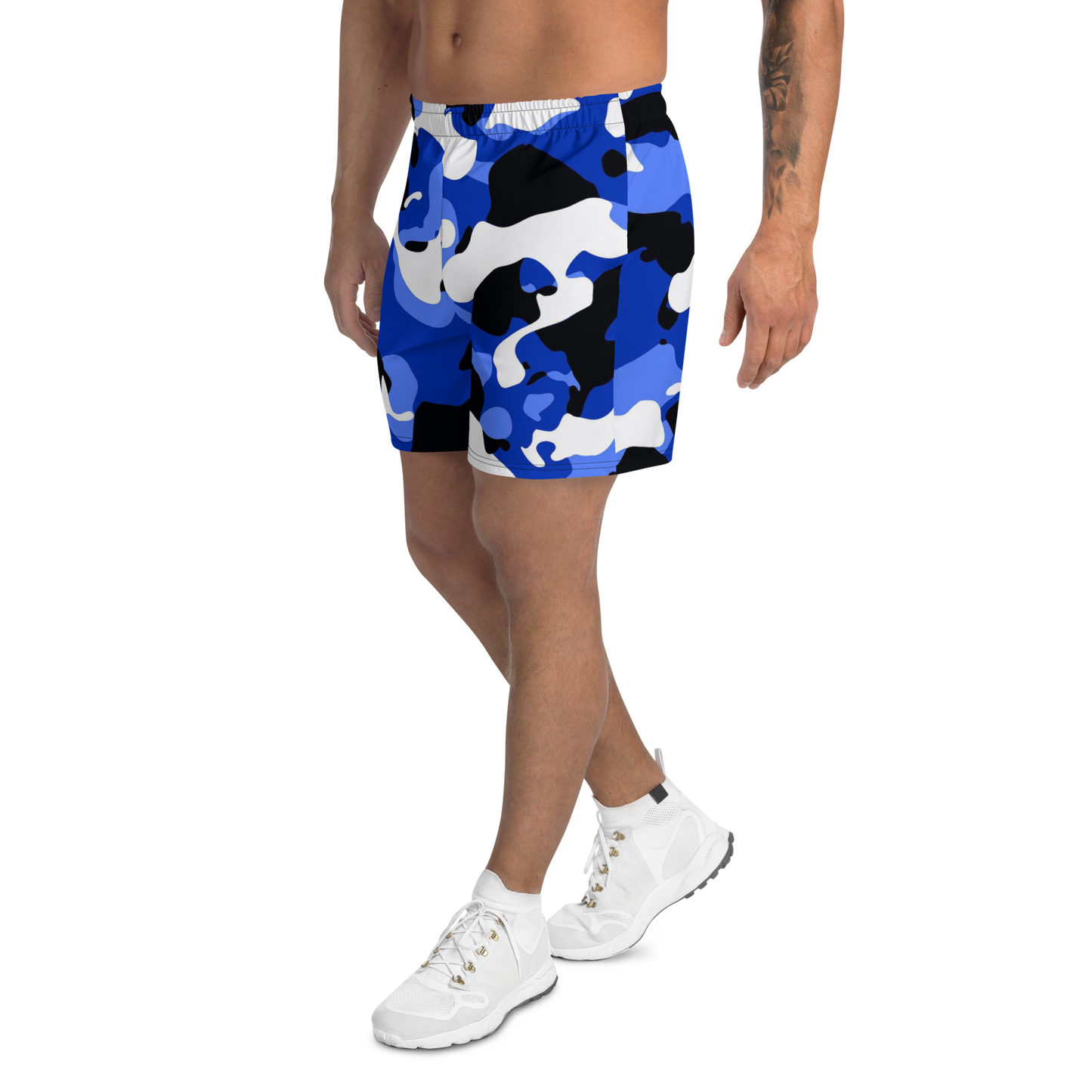 Azure Camo Athletic Shorts