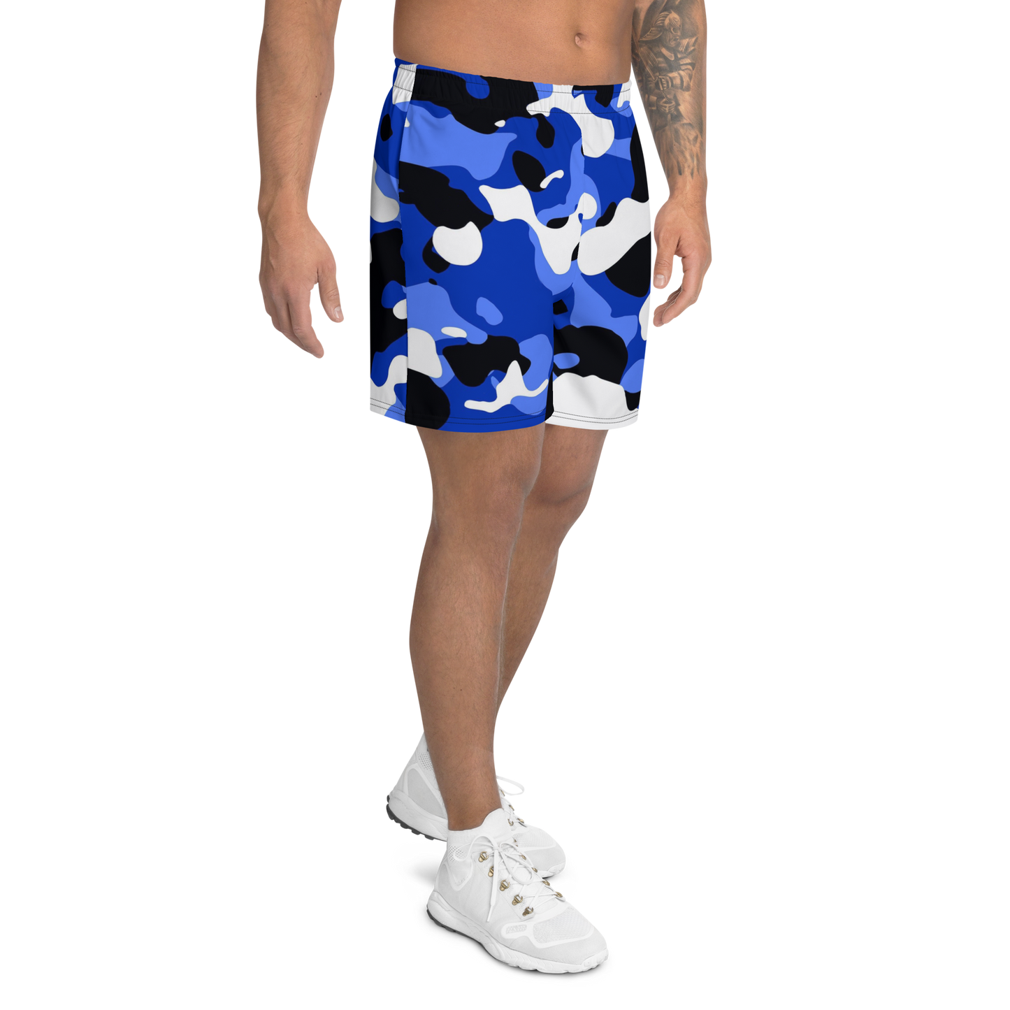 Azure Camo Athletic Shorts