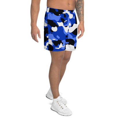 Azure Camo Athletic Shorts